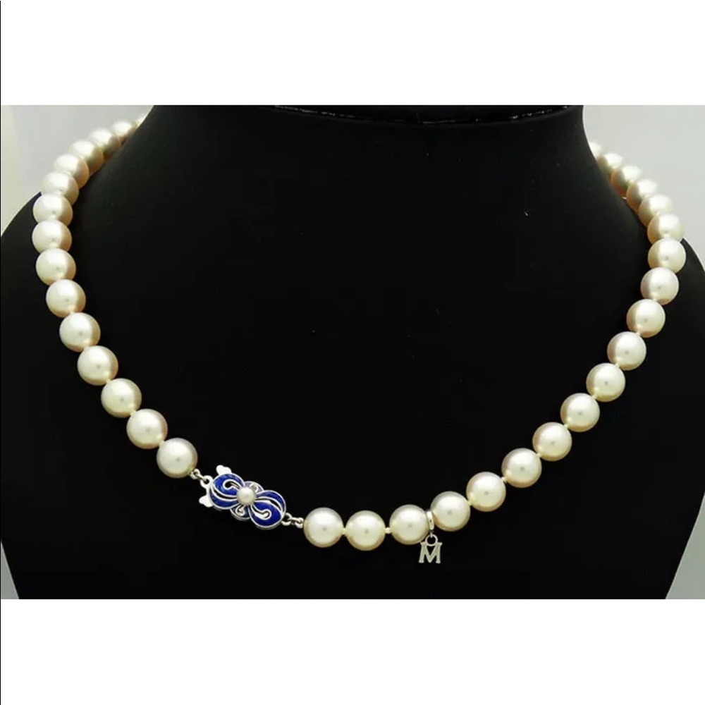 Mikimoto Royal Akoya Pearl Gold Beaded Necklace